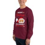 Men's Merry Christmas Cat Long Sleeve Shirt - Image 14