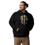 Men's Dragon Print Hoodie Cotton Blend Casual Streetwear - Image 2