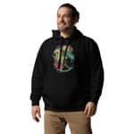 Men's Dragon Print Hoodie Cotton Blend Casual Streetwear - Image 3