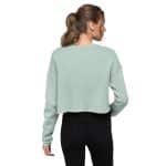 Women's Keep Calm and Love Cates Crop Sweatshirt Fleece Casual Trendy - Image 26