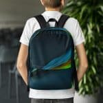 Abstract Colorful Backpack - Image 3