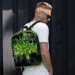 Abstract Chilled Greens Backpack