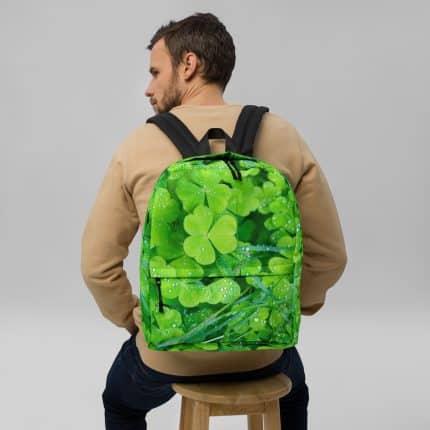 Green Flowers Backpack