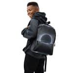 Abstract Black and White Backpack - Image 2