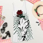 Women's Floral Skater Dress | Sleeveless | All-Over Print | Summer Dress - Image 5