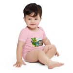 Baby Nature Print Cotton One-Piece | Soft & Comfy | 0-3M - Image 13