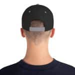 All American BURH Text Printed Snapback Hat - Classic Fit, Adjustable - Image 61