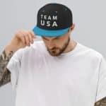 Team USA Embroidered Snapback Hat - Adjustable, Classic Fit - Image 7