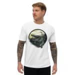 Men's Crocodile Print T-Shirt | Soft Cotton Short Sleeve Tee