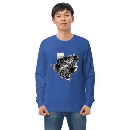 Eco-Friendly Men's Organic Fisherman Sweatshirt, Cozy French Terry