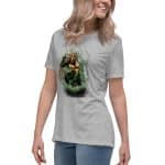 Women's Aquaman Graphic Tee | Relaxed Fit Cotton T-Shirt - Image 40
