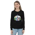 Youth Kids California City Long Sleeve Tee Shirt - Image 3