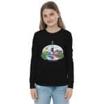 Youth Kids California City Long Sleeve Tee Shirt - Image 2