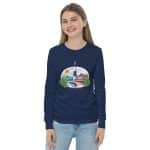 Youth Kids California City Long Sleeve Tee Shirt - Image 7