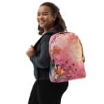 Floral Spring Backpack - Waterproof, Laptop-Friendly, Daily Use - Image 3