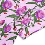 Floral Pink Midi Dress - Long Sleeve, All-Over Print - Image 6