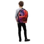 Minimalist Multicolor Backpack - Large Capacity, Water Resistant - Image 8