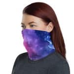 Colorful Galaxy Neck Gaiter - Face Mask, Headband, Bandana - Image 2