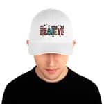 Flexfit Unisex Structured Twill Cap - Believe Santa Hat