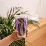 Clear Plastic Tumbler | Reusable & BPA-Free | 16oz - Image 3