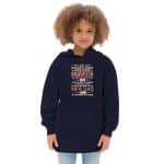 Cotton Heritage Kids Fleece Hoodie - I Am A Daughter