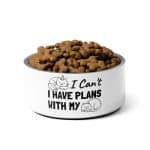 Cat Dog Lover Stainless Steel Pet Bowl