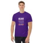 Trendy Believe You Can Tee - Unisex Cotton Classic - Image 19