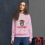 Women's Graphic Sweatshirt - "Your Face Tells Me Everything" Casual Top - Image 13