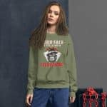 Women's Graphic Sweatshirt - "Your Face Tells Me Everything" Casual Top - Image 9