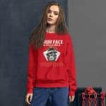 Women's Graphic Sweatshirt - "Your Face Tells Me Everything" Casual Top - Image 5
