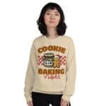 Gildan Women's Sweatshirt - Cookie Baking - Image 21