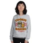 Gildan Women's Sweatshirt - Cookie Baking - Image 19