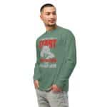 Men's Wolf Lover Graphic Tee - Garmento-Dyed | Your Time Is Now - Image 7