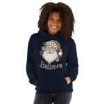 Gildan Women's Hoodie - Santa Believe