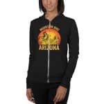Women's Full-Zip Hoodie - Mountain Bike Arizona, Lightweight Casual Sweatshirt - Image 5