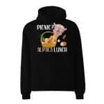 Women's Oversized Hoodie - Alpaca Lover "Alpaca Lunch" Design