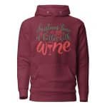 Christmas Time is Better with Wine Unisex Hoodie - Image 12