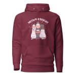 Meowy and Bright Christmas Unisex Hoodie - Image 6