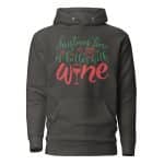 Christmas Time is Better with Wine Unisex Hoodie - Image 14