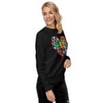 Cotton Heritage Women's Premium Sweatshirt - "Love" - Image 5