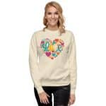 Cotton Heritage Women's Premium Sweatshirt - "Love" - Image 56