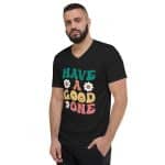 Bella + Canvas Men's Short Sleeve V-Neck T-Shirt - Image 2