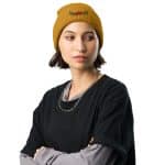 Richardson Women's Embroidered Floral Waffle Beanie - Image 6
