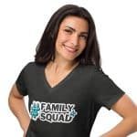 Women's Family Squad V-Neck T-Shirt - Casual & Comfortable - Image 13