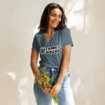 Women's Family Squad V-Neck T-Shirt - Casual & Comfortable - Image 4