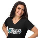 Women's Family Squad V-Neck T-Shirt - Casual & Comfortable - Image 7