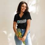 Women's Family Squad V-Neck T-Shirt - Casual & Comfortable - Image 2