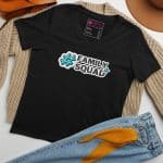 Women's Family Squad V-Neck T-Shirt - Casual & Comfortable - Image 3