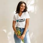 Women's Family Squad V-Neck T-Shirt - Casual & Comfortable - Image 6