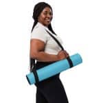 Yoga Mat - Non-Slip, Microsuede, Portable, 68"x24" - Image 7